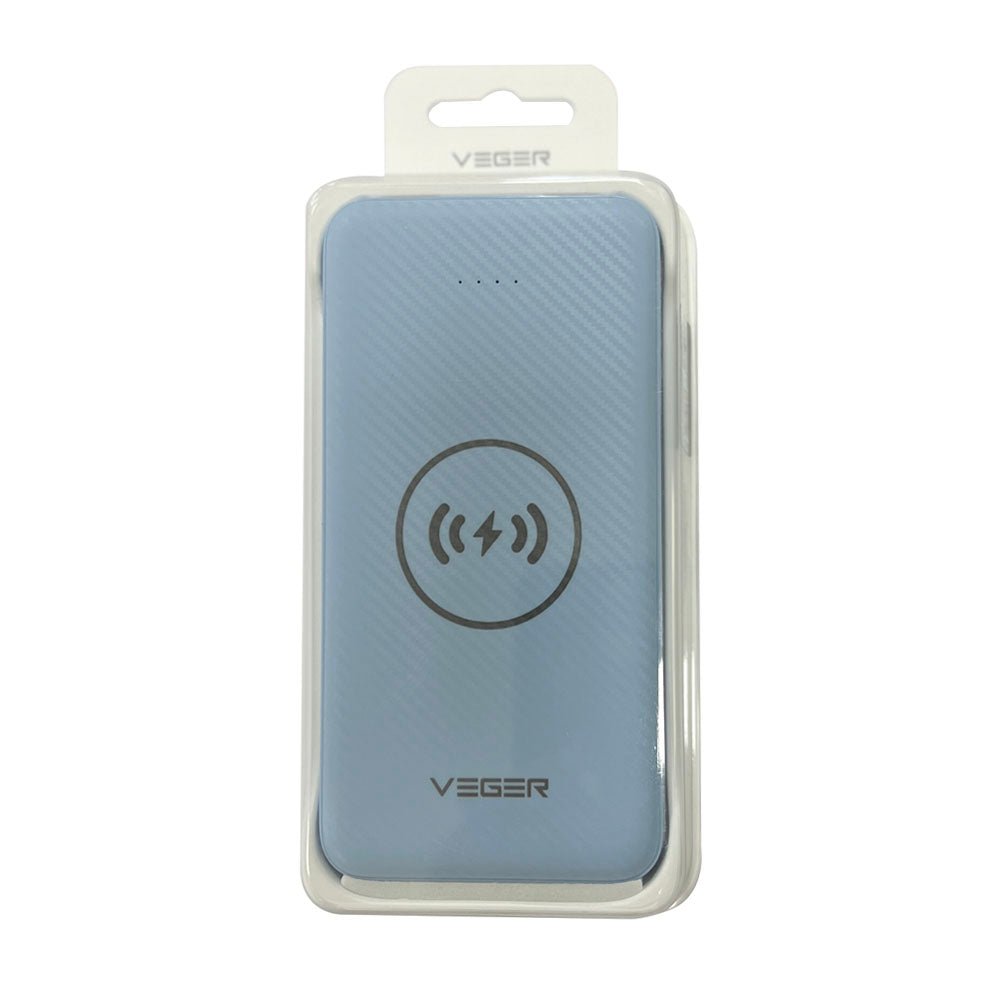 Veger VP-1027W Wireless Charger Power Bank -20000mAh black White blue - Edragonmall.com