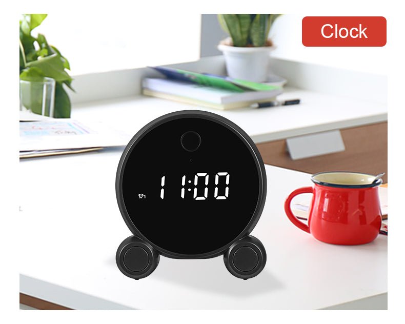 X7-1080P-WiFi Mini Clock Camera Wireless Clock Camera With Alarm Camcorder - Edragonmall.com