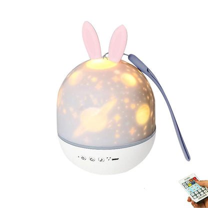 CRONY rabbit 6 kinds of pattern light Starry Sky Luminous Projection Nebula Music